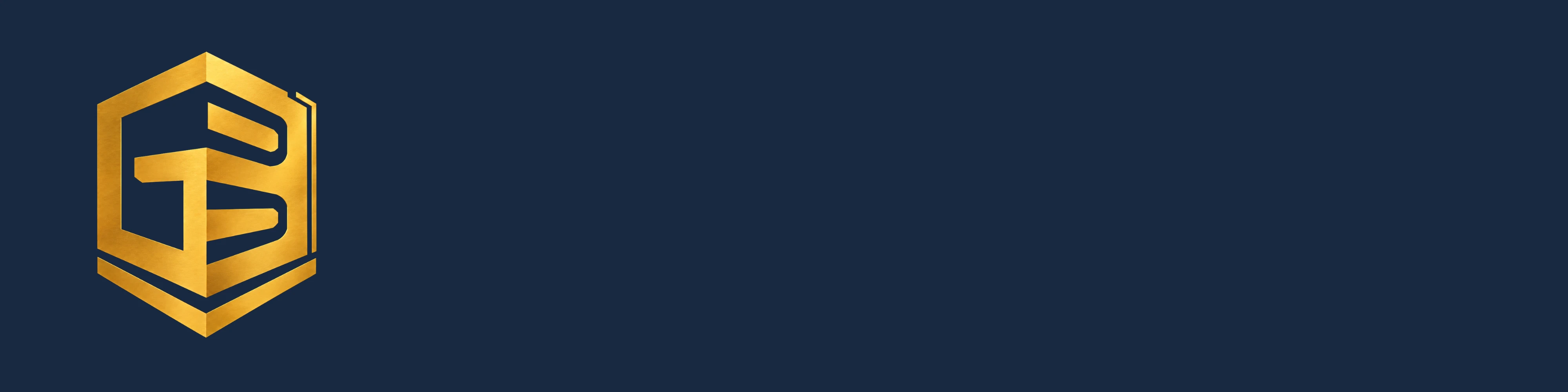 Global Bricks Realty Brokerage banner — a gold “GB” monogram on a deep navy field